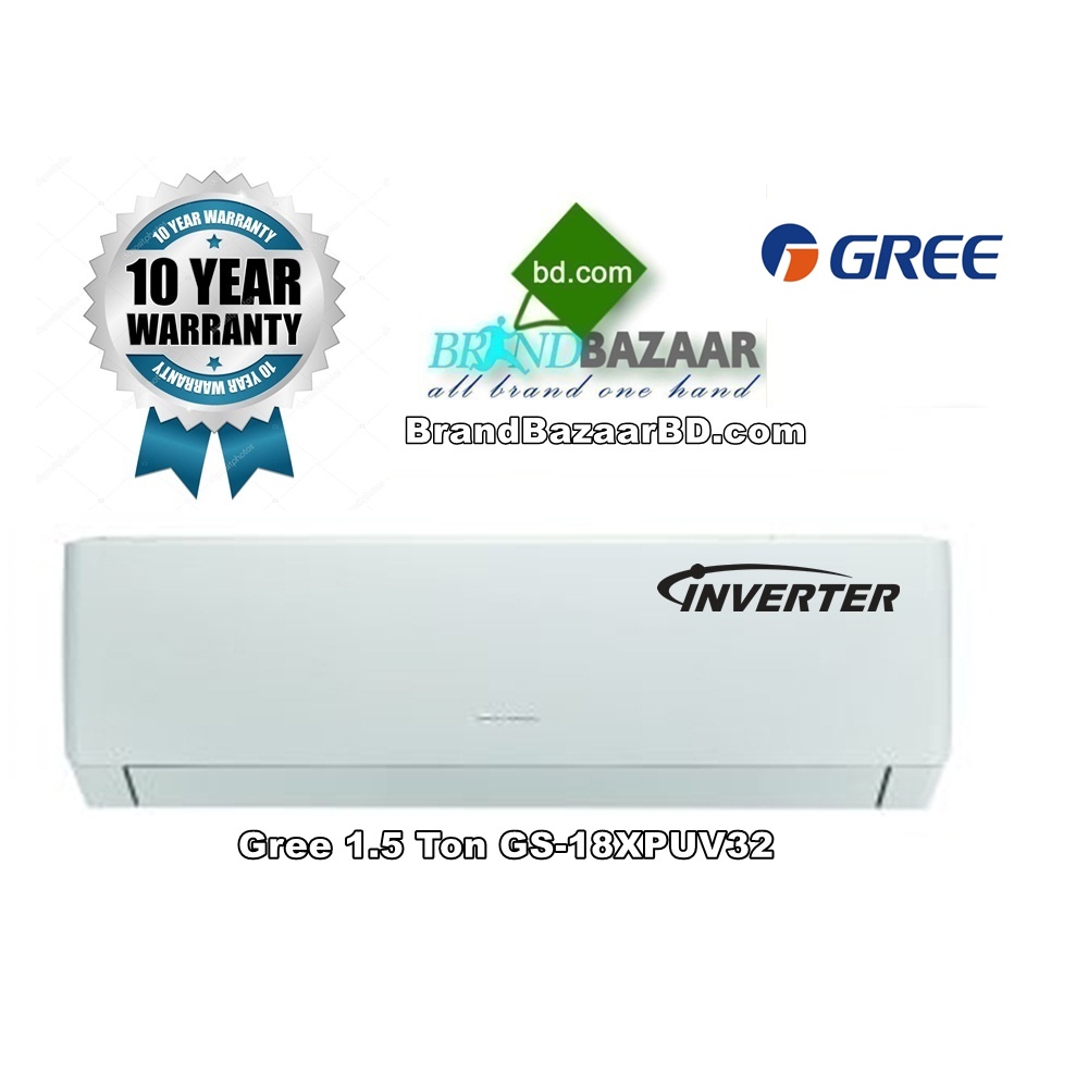 GS-18XPUV32-Gree Pular Split Type Air Conditioner Inverter-1.5 TON