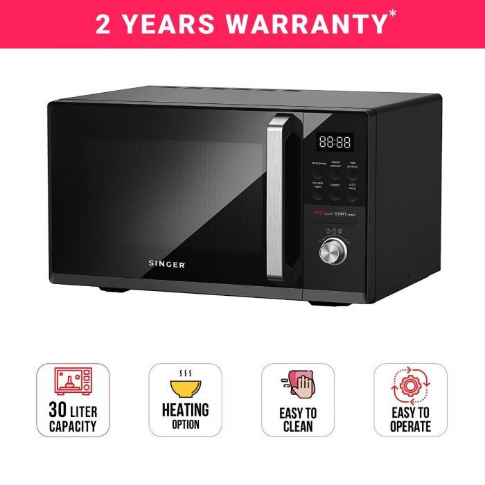 SINGER Microwave Oven  30 Ltr  SMW30AMSO