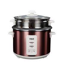 Rice Cooker 1.8 L Red Two Pot SS 40-06