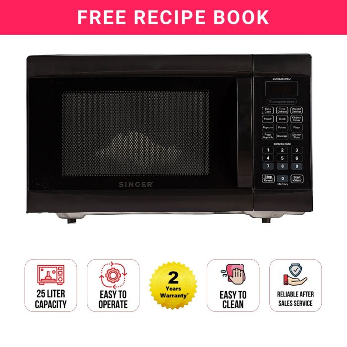 SINGER Microwave Oven  25 Ltr  SMW825AMSO
