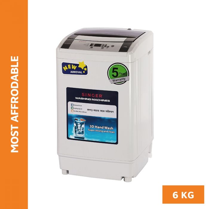 SINGER Top Loading Washing Machine 6.0 KG FW60APB