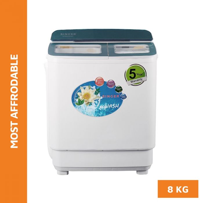SINGER Top Loading Washing Machine  8 KG STD80SFDA